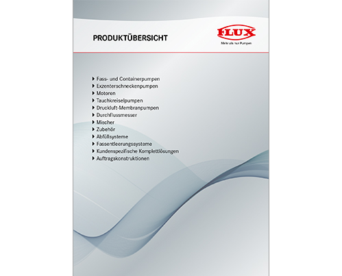 Přehled výrobků FLUX